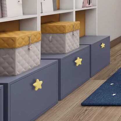 VICKI BROWN 12Pcs Ball Shape Ceramic Knobs Glossy Colorful Seashell Door Handles For Kids’ Cupboard Wardrobe Drawer