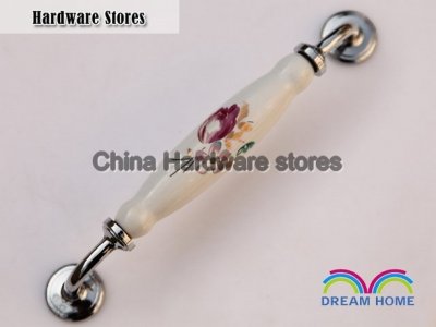 160mm country style Ceramic drawer handle / cabinet handle / door pull C:160mm L:185mm 160mm country style Ceramic drawer handle / cabinet handle / door pull C:160mm L:185mm