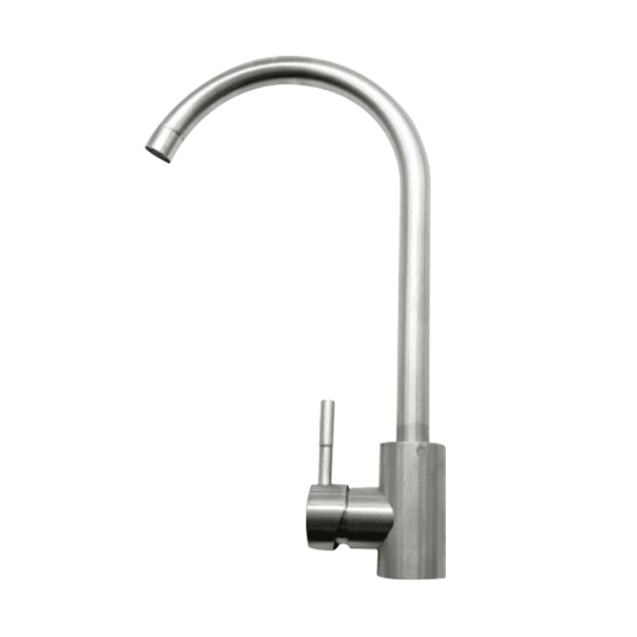 Sink Faucet, Modern Stainless Steel Single Handle Bar Faucet, 360 Degree Swivel Hot And Cold Outdoor Kitchen Sink Tap 1 Pc