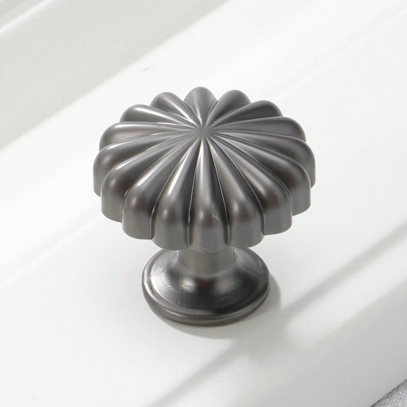 4 Pack Pearl Black Diameter Zinc Alloy Drawer Kitchen Pulls Cabinets Furniture Pull for Dresser Wardrobe Cupboard Drawer Knobs Pulls Handles 1.14 Inch (29mm)
