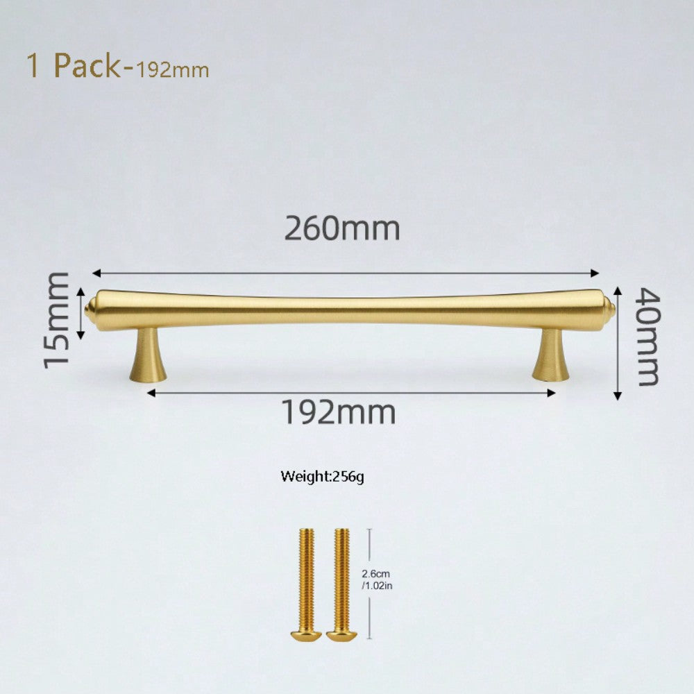 1 Piece Furniture Handles Brass Kitchen Door Handles Gold Drawer Handles Modern Kitchen Cabinet Handles T Bar Handle Wardrobe Handlees Screws Included,(Gold Hole centers:3.76" 96mm/5"128mm/6.3"160mm)