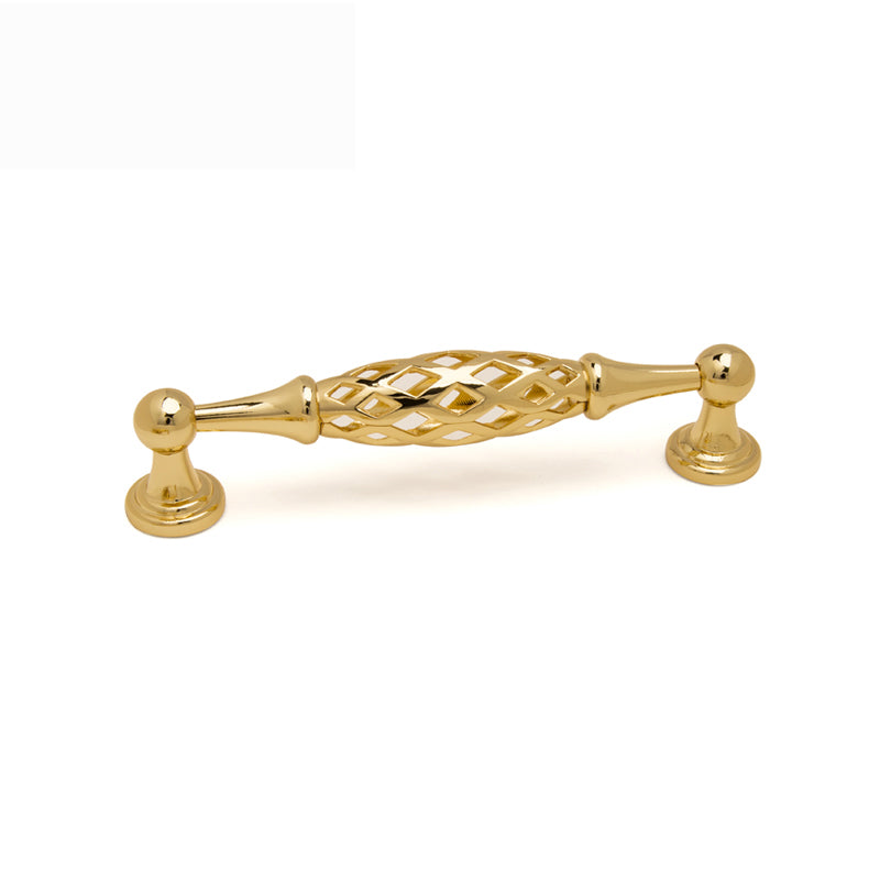 VICKI BROWN 12 Pcs Goldk Birdcage Kitchen Door Handles Cabinet Pull Knob Drawer Dresser Hardware Pull Handles European&American Style