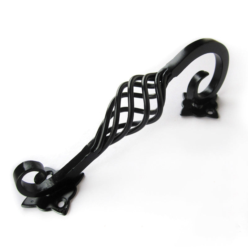 VICKI BROWN Birdcage Big Door Handles American Style Pastoral Cabinet Wardrobe Drawer Pull Creative Double Hole Interior Door Handle 5 Pcs