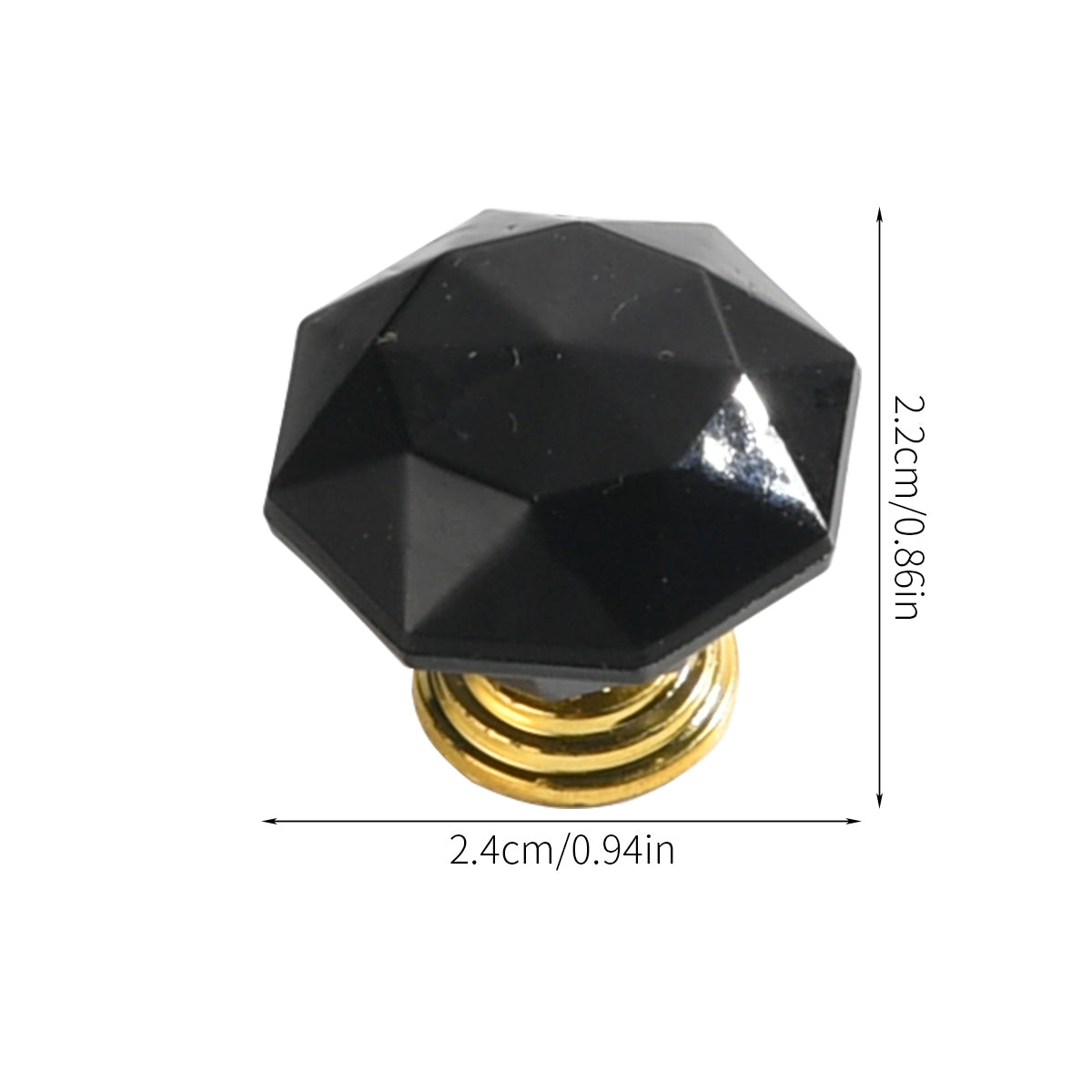 10 pieces Single Hole Bathroom Sliding Door Knobs Interior Wardrobe Pull Hardware Door Knob Crystal Handles For Furniture