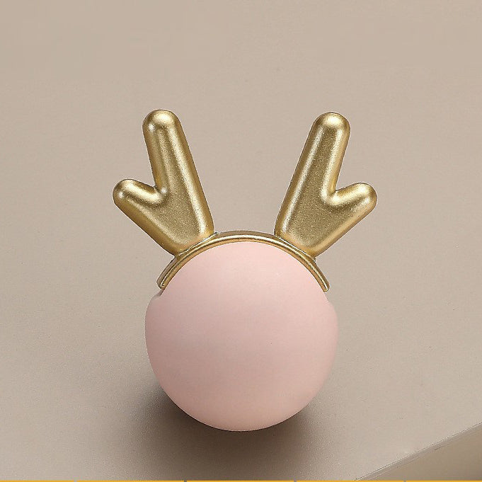 VICKI BROWN Modern Simple Cartoon Animal Single-Hole Ceramic Knobs For Children's Room Round Ceramic Small Handles 12 Pcs