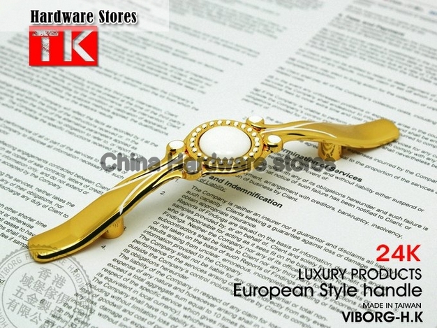 (30 pieces/lot) 76mm Luxury VIBORG Ceramic+Zinc Alloy Furniture Handles Drawer Handles&Cabinet Handle&Drawer Pulls