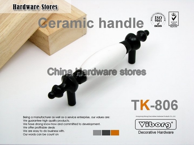 (30 pieces/lot) 76mm VIBORG Ceramic+Zinc Alloy Furniture Handle Drawer Handle& Cabinet Handle &Drawer Pull (30 pieces/lot) 76mm VIBORG Ceramic+Zinc Alloy Furniture Handle Drawer Handle& Cabinet Handle &Drawer Pull