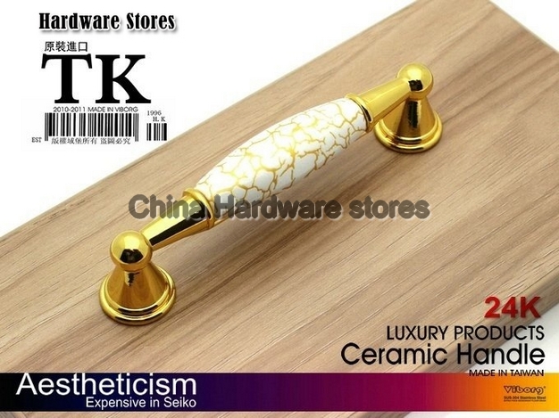 (6 pieces/lot) 96mm Luxury VIBORG Ceramic+Zinc Alloy Furniture Handles Drawer Handle& Cabinet Handle &Drawer Pulls (6 pieces/lot) 96mm Luxury VIBORG Ceramic+Zinc Alloy Furniture Handles Drawer Handle& Cabinet Handle &Drawer Pulls
