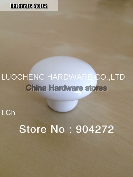10 PCS/LOT 33MM PEARL WHITE CERAMIC KNOB CERAMIC HANDLES CABINET KNOB DOOR KNOBS ZINC KNOBS