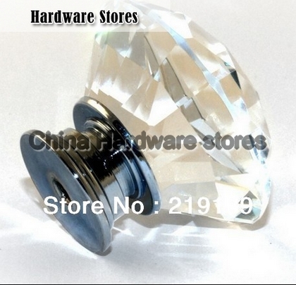 100Pcs 30mm Clear Crystal Diamond Cabinet Glass Dresser Knobs Drawer Pulls And Handles Kitchen Door Wardrobe Hardware 100Pcs 30mm Clear Crystal Diamond Cabinet Glass Dresser Knobs Drawer Pulls And Handles Kitchen Door Wardrobe Hardware
