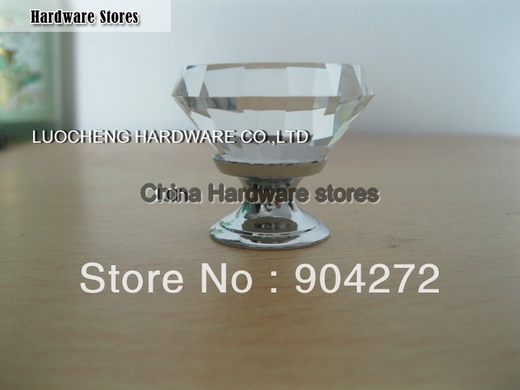 10PCS/LOT NEW-DESIGNED CLEAR CUT CRYSTAL KNOB WITH CHROME ZINC BASE 10PCS/LOT NEW-DESIGNED CLEAR CUT CRYSTAL KNOB WITH CHROME ZINC BASE