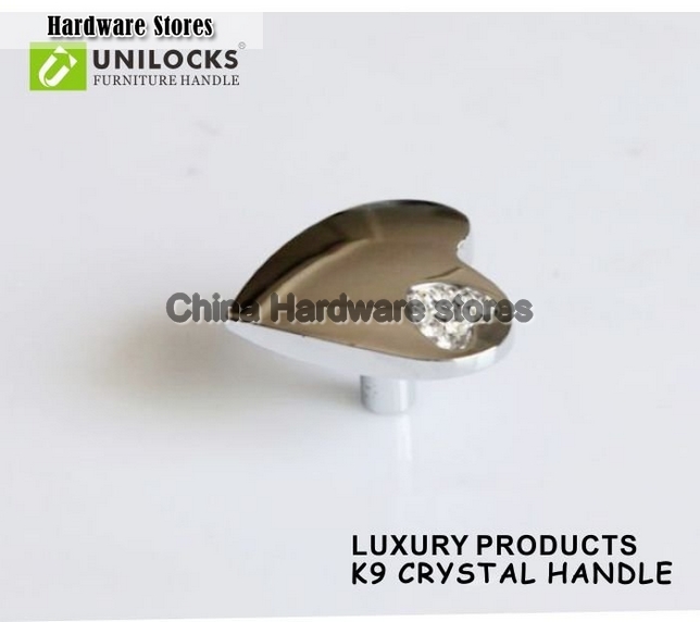 10PCS/Lot K9 Diamond Hearts Crystal Chrome Cabinet Knob And Drawer Cupboard Handle R6023 10PCS/Lot K9 Diamond Hearts Crystal Chrome Cabinet Knob And Drawer Cupboard Handle R6023