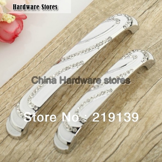 10Pcs 128mm Crystal Zinc Alloy Furniture Cabinet Handle Drawer Pull Kitchen Door Knob Wardrobe Hardware 10Pcs 128mm Crystal Zinc Alloy Furniture Cabinet Handle Drawer Pull Kitchen Door Knob Wardrobe Hardware
