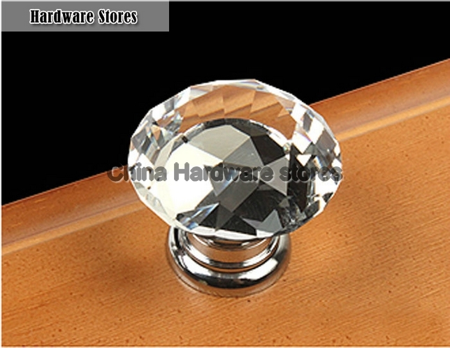 10Pcs Modern Fashion K9 Clear Crystal Glass Chrome Cabinet Drawer Knobs New (Diameter: 30MM) 10Pcs Modern Fashion K9 Clear Crystal Glass Chrome Cabinet Drawer Knobs New (Diameter: 30MM)