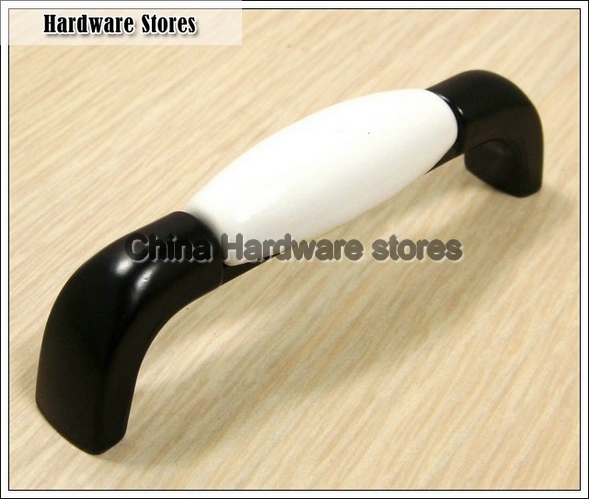 10Pcs Zinc Alloy Ceramic Drawer Pulls Cabinet And Furniture Door Handle