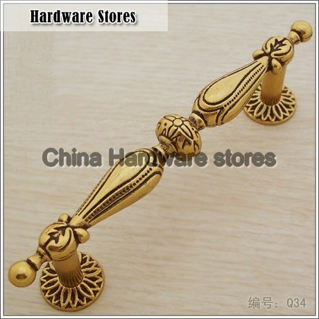 130MM/Golden Antique Copper European Door Handle /Ambry Drawer Rural Cupboard Door Knob 130MM/Golden Antique Copper European Door Handle /Ambry Drawer Rural Cupboard Door Knob