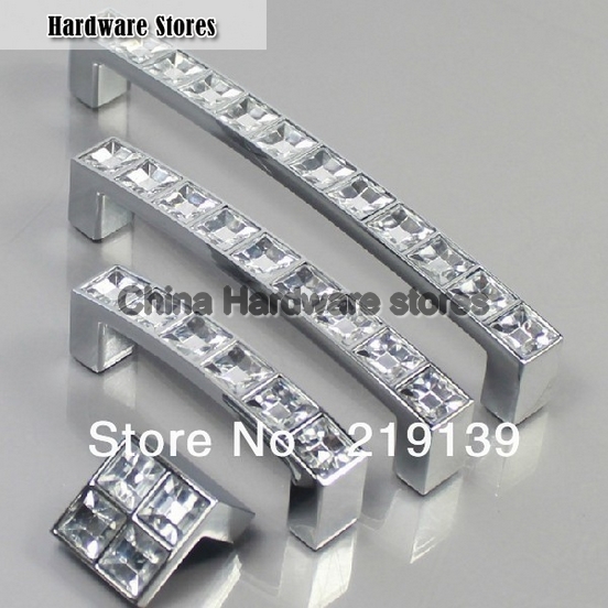 1PC 128mm Clear Crystal Zinc Alloy Cabinet Bathroom Door Knobs And Handles Drawer Kitchen Pulls Bar 1PC 128mm Clear Crystal Zinc Alloy Cabinet Bathroom Door Knobs And Handles Drawer Kitchen Pulls Bar