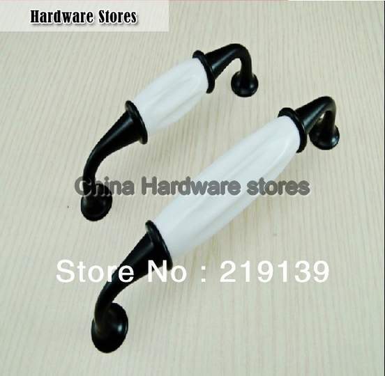 1PC 96mm Ceramic Decorative Dresser Drawer Handles Pulls White Porcelain Cabinet Knobs Furniture Kitchen Hareware
