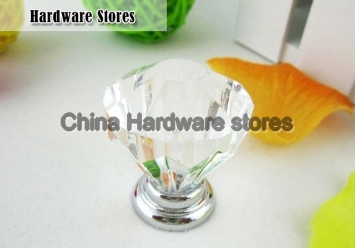20Pcs Furniture Hardware Clear Crystal Glass Pull Handle Knobs Cabinet Door New (Diameter.:31mm) 20Pcs Furniture Hardware Clear Crystal Glass Pull Handle Knobs Cabinet Door New (Diameter.:31mm)