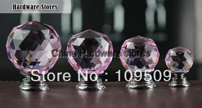 20mm (30pcs/lot) Crystal Glass Cabinet Knobs or Furniture Handle