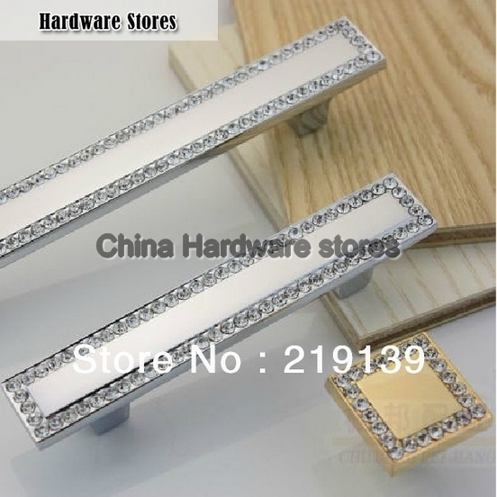 2PCS Crystal Zinc Alloy Furniture Kitchen Drawer Cabinet Pull Handles Decorate Door Knobs Hardware 2PCS Crystal Zinc Alloy Furniture Kitchen Drawer Cabinet Pull Handles Decorate Door Knobs Hardware