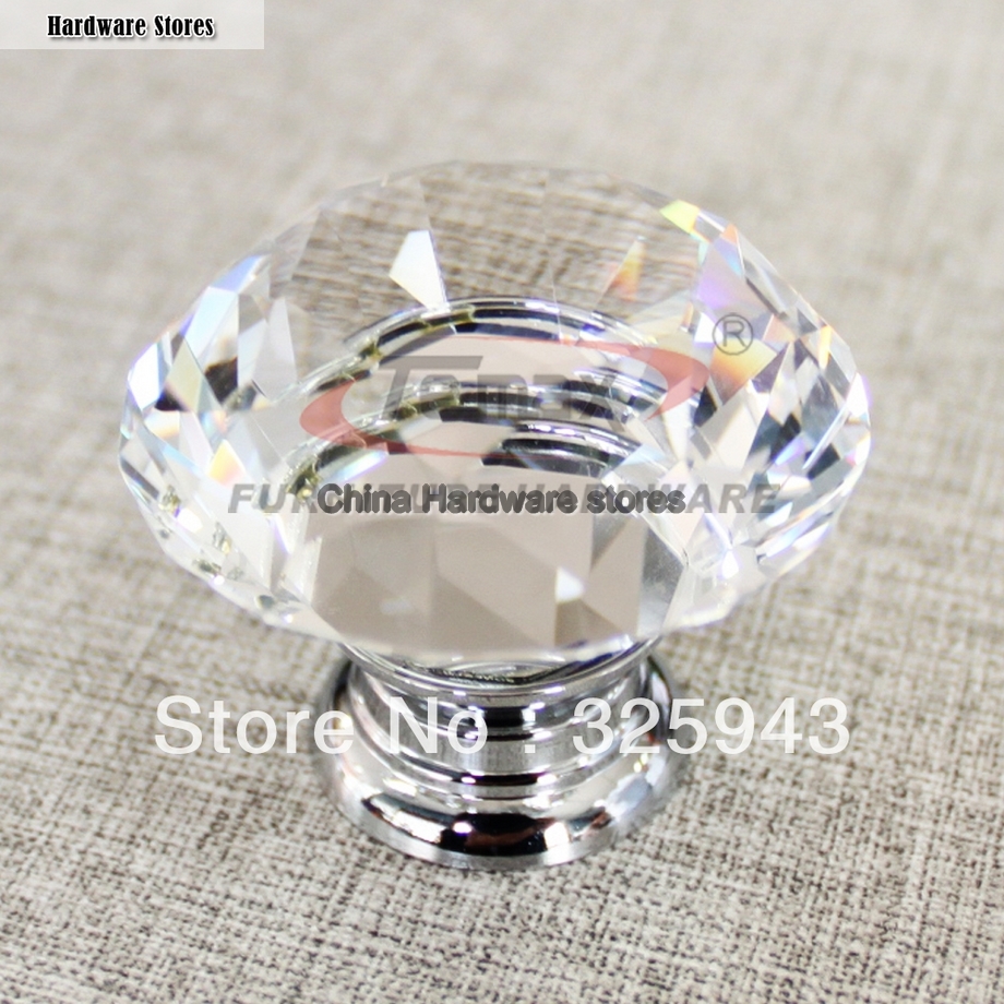 2pcs 30mm zinc alloy clear glass crystal sparkle kids drawer door dresser cabinet knobs and handles 2pcs 30mm zinc alloy clear glass crystal sparkle kids drawer door dresser cabinet knobs and handles