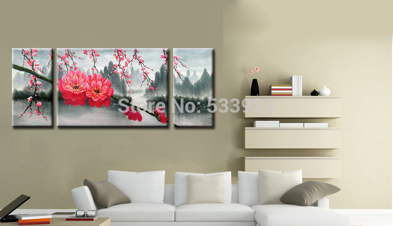 3pcs abstract hand painted flower home wall decor art oil painting on canvas for living room 3pcs abstract hand painted flower home wall decor art oil painting on canvas for living room