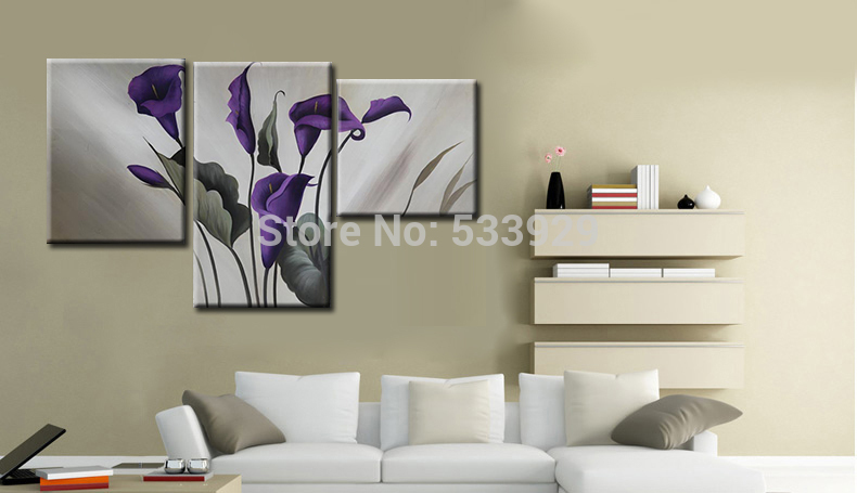 3pcs abstract hand painted home wall decor art oil painting on canvas for living room