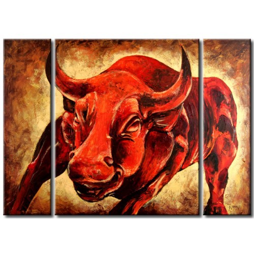 abstract animal hand painted 3 pieces group oil painting on canvas tds-th024 abstract animal hand painted 3 pieces group oil painting on canvas tds-th024