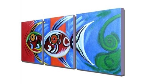 abstract animal hand painted 3 pieces group oil painting on canvas tds-th267 abstract animal hand painted 3 pieces group oil painting on canvas tds-th267