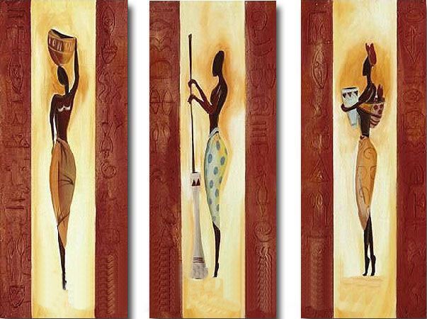 abstract figure hand painted 3 pieces group oil painting on canvas tds-th111 abstract figure hand painted 3 pieces group oil painting on canvas tds-th111