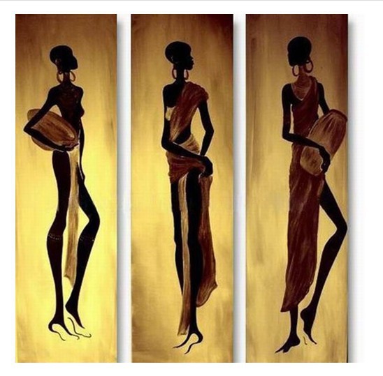 abstract figure hand painted 3 pieces group oil painting on canvas tds-th112 abstract figure hand painted 3 pieces group oil painting on canvas tds-th112