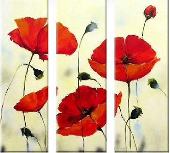 abstract flower hand painted 3 pieces group oil painting on canvas tds-th059 abstract flower hand painted 3 pieces group oil painting on canvas tds-th059