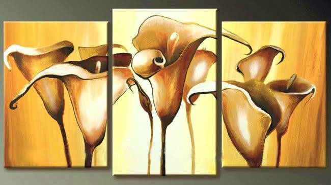 abstract flower hand painted 3 pieces group oil painting on canvas tds-th146 abstract flower hand painted 3 pieces group oil painting on canvas tds-th146