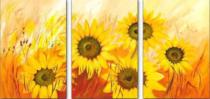 abstract flower hand painted 3 pieces group oil painting on canvas tds-th204 abstract flower hand painted 3 pieces group oil painting on canvas tds-th204