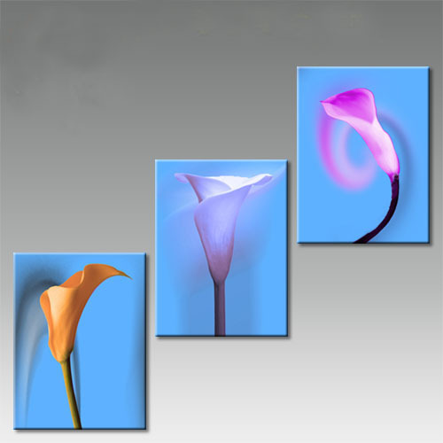 abstract flower hand painted 3 pieces group oil painting on canvas tds-th205 abstract flower hand painted 3 pieces group oil painting on canvas tds-th205