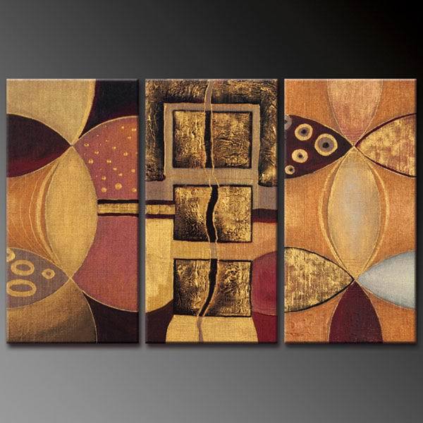 abstract hand painted 3 pieces group oil painting on canvas tds-th004 abstract hand painted 3 pieces group oil painting on canvas tds-th004