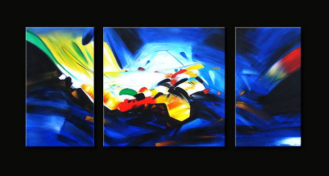 abstract hand painted 3 pieces group oil painting on canvas tds-th015 abstract hand painted 3 pieces group oil painting on canvas tds-th015
