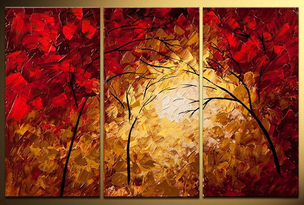 abstract hand painted 3 pieces group oil painting on canvas tds-th101 abstract hand painted 3 pieces group oil painting on canvas tds-th101