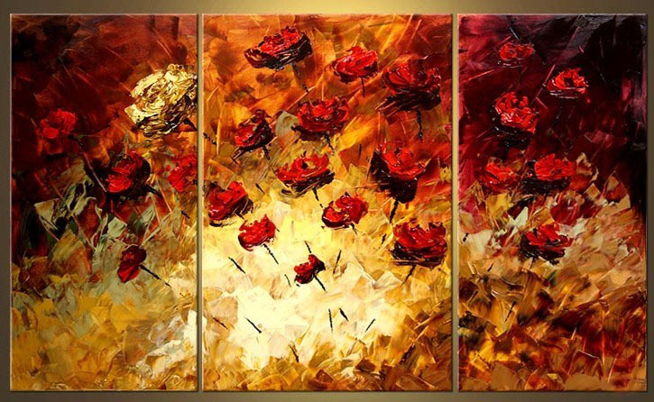 abstract hand painted 3 pieces group oil painting on canvas tds-th107 abstract hand painted 3 pieces group oil painting on canvas tds-th107