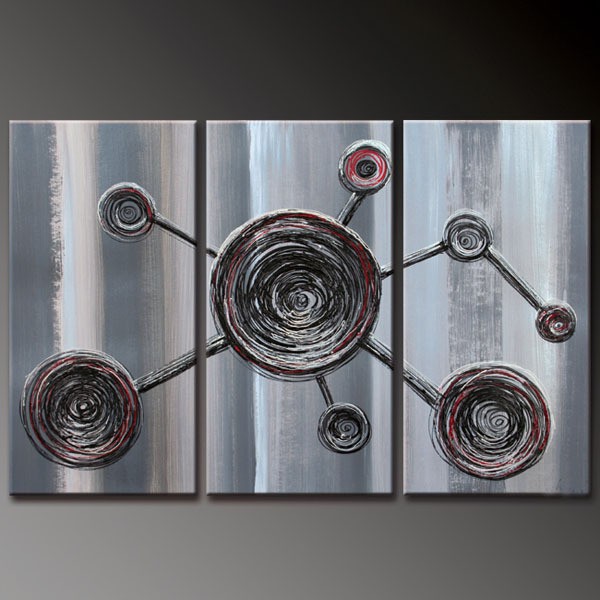 abstract hand painted 3 pieces group oil painting on canvas tds-th136 abstract hand painted 3 pieces group oil painting on canvas tds-th136
