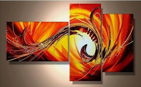 abstract hand painted 3 pieces group oil painting on canvas tds-th139 abstract hand painted 3 pieces group oil painting on canvas tds-th139