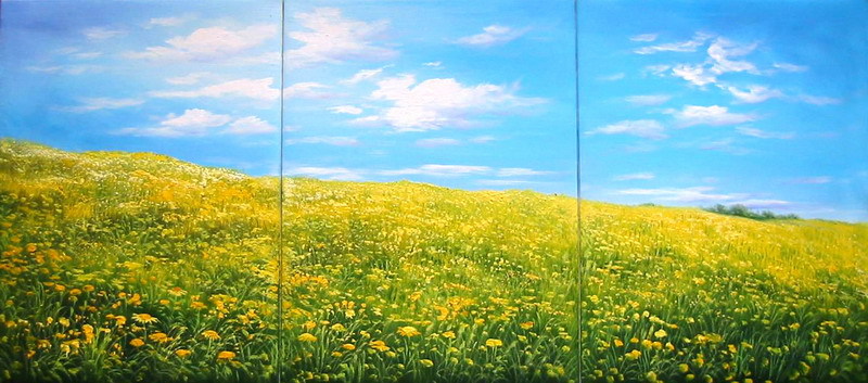 abstract landscape hand painted 3 pieces group oil painting on canvas tds-th070 abstract landscape hand painted 3 pieces group oil painting on canvas tds-th070