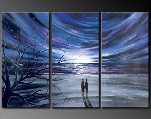 abstract landscape hand painted 3 pieces group oil painting on canvas tds-th127 abstract landscape hand painted 3 pieces group oil painting on canvas tds-th127