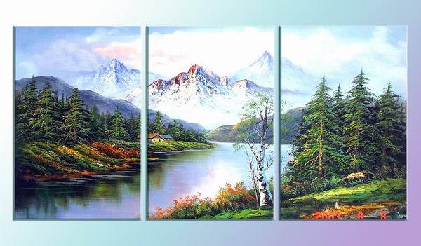abstract landscape hand painted 3 pieces group oil painting on canvas tds-th261 abstract landscape hand painted 3 pieces group oil painting on canvas tds-th261
