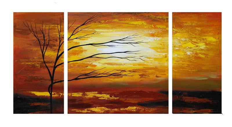 abstract landscape hand painted 3 pieces group oil painting on canvas tds-th264 abstract landscape hand painted 3 pieces group oil painting on canvas tds-th264