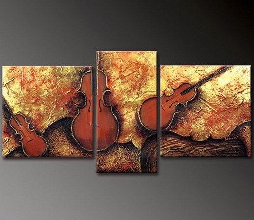abstract still life hand painted 3 pieces group oil painting on canvas tds-th022