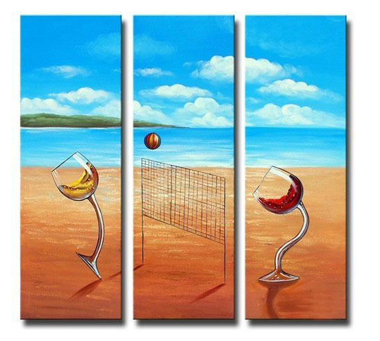 abstract still life hand painted 3 pieces group oil painting on canvas tds-th133 abstract still life hand painted 3 pieces group oil painting on canvas tds-th133