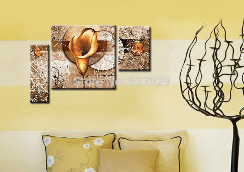 sell 3pcs abstract hand painted flower home wall decor art oil painting on canvas for living room sell 3pcs abstract hand painted flower home wall decor art oil painting on canvas for living room