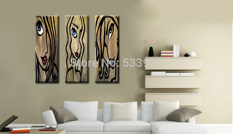 sell 3pcs abstract hand painted flower home wall decor art oil painting on canvas for living room sell 3pcs abstract hand painted flower home wall decor art oil painting on canvas for living room